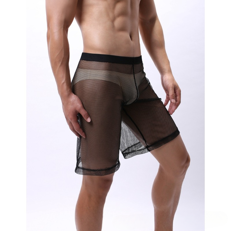 Pouch Boxer Pouch - Sous-vêtements érotiques en maille taille basse