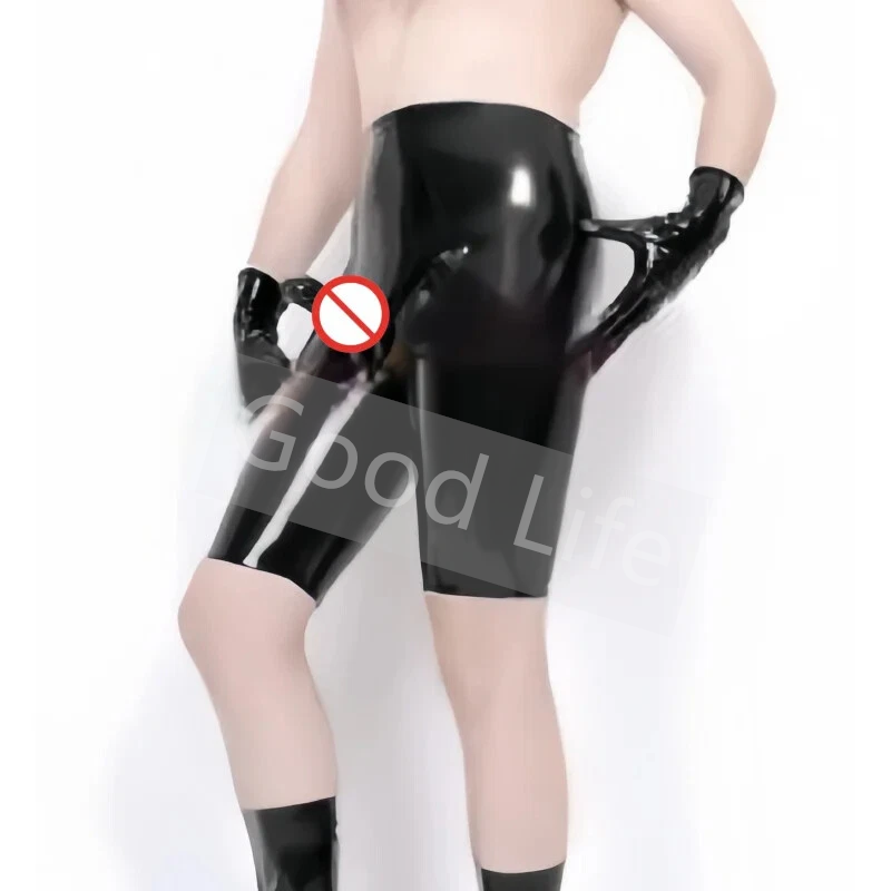 Boxer Shorts Modal - Boxer noir Sexy en Latex pour