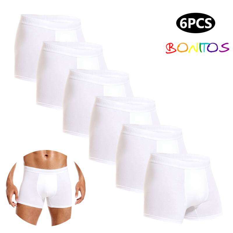 6 pièces blanc hommes culottes - Multi Pack Underwear avis et prix