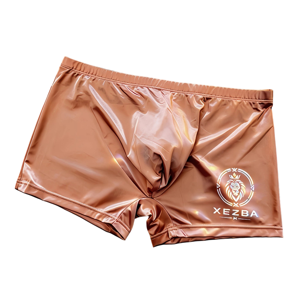 Boxer en soie glacée brillante - Long Leg Trunk Men avis et prix