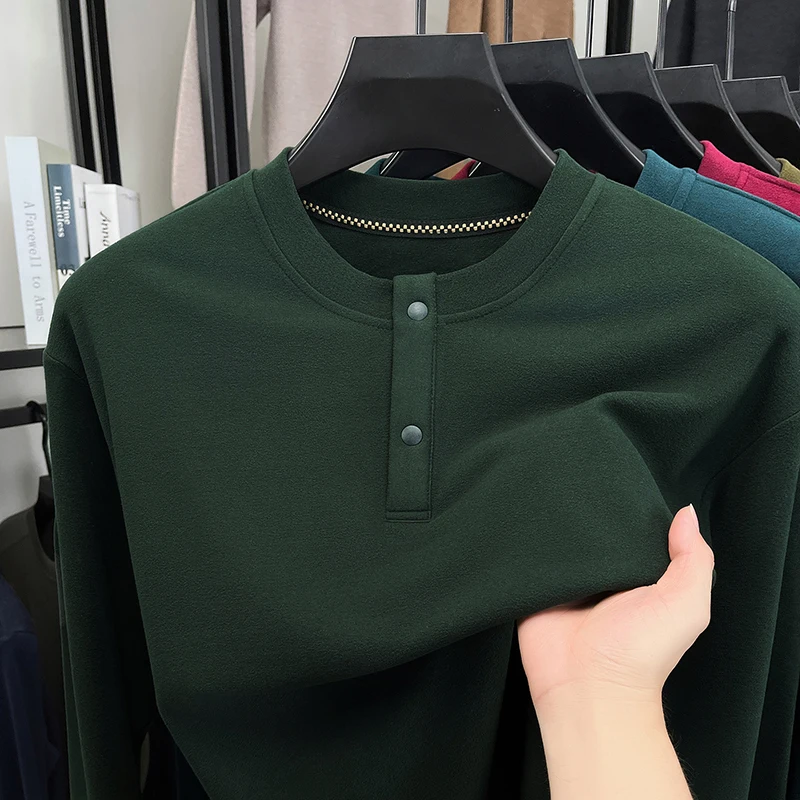Pull Henley pour homme, coupe  - Thermal Long John avis et prix