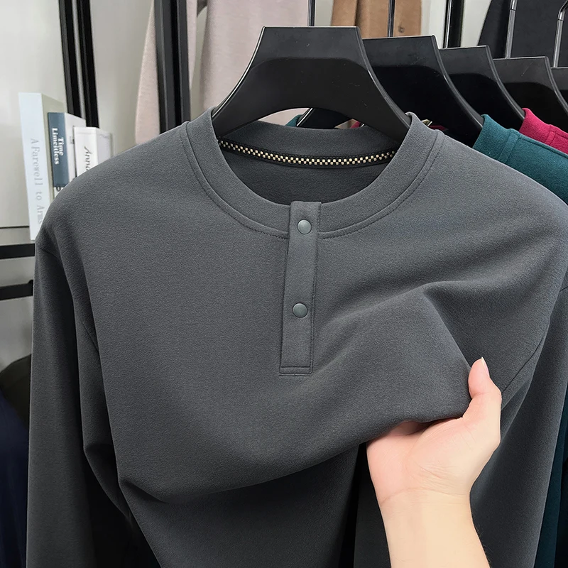 Pull Henley pour homme, coupe  - Thermal Long John avis et prix