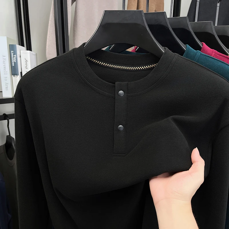 Pull Henley pour homme, coupe  - Thermal Long John avis et prix