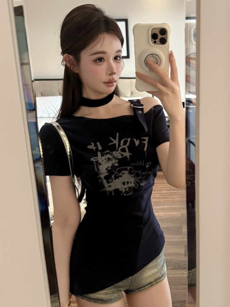 T-shirt court tendance et élég - T Shirt Tight Fit avis et prix